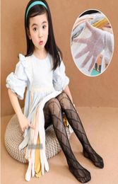 Baby Kids Girls Leggings Stockings Tights Knitted Breathable Pant Designer Bottom Socks Pants 6 Colors4602165