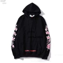 White Designer Mens Womens Fashion Hoodies Pure Flower Arrow Speed Bump Letter Printing Hooded Sweater Street Hip Tdwo Gx08