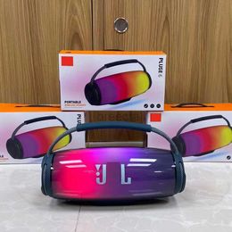 Portable Speakers Pluse6 Music Pulse Bluetooth Speaker Colorful Portable Outdoor Subwoofer Sound 240304