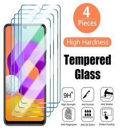 4PCS Screen Protector on Samsung galaxy A52 A12 A32 A22 5G Tempered Glass For A72 A51 A41 A31 A70 A40 phone glass9022481