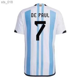 Soccer Jerseys 2024 Football Fans Player Version ALLISTER DYBALA PAUL Men and Women Shirt ChildrenH2434