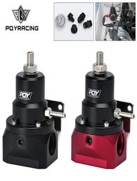 AN10 PQY EFI Fuel Pressure Regulator 0160psi Gauge 10AN 10106 Inlet Return Ports For BMW E30 M20 6cy with PQY sticker PQY788332444