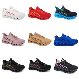 men women running shoes GAI black white purple pink green navy blue light yellow Beige fuchsia Nude plum mens trainers Female sports sneakers jun8