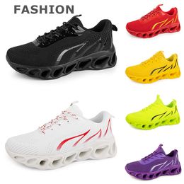 men women running shoes Black White Red Blue Yellow Neon Green Grey mens trainers sports fashion outdoor athletic sneakers eur38-45 GAI color68