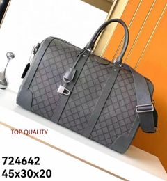 Top quality designer bag brand tote bag duffle bag chain travel bags outdoor genuine leather print G letter soft single oversize designer luggage bag tote bag 724642