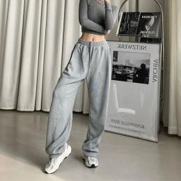 Pants Lucyever Women's Grey Jogging Sweatpants 2023 New Summer Casual Elastic Waist Sports Pants Woman Harajuku Baggy Joggers Trousers