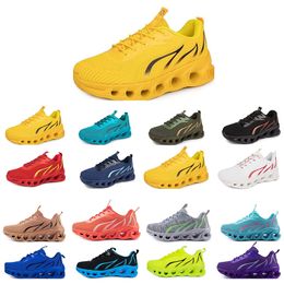 spring men women shoes Running Shoes fashion sports suitable sneakers Leisure lace-up Colour black white blocking antiskid big size GAI 399