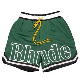 high quality half pants classic rhude shorts designer mens shorts summer fashion beach pants streetwear breachable clothing 618