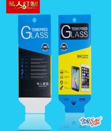 2000pcs paper package For iPhone 56 6 plus Samsung Galaxy S6Edge Full Cover Curved Edges Front Tempered Glass Screen Protector9681785