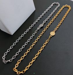 Master's Classic Crafted Women's and Men's Neutral Necklace with Gold Aging Treatment and Retro Silver Two Colors Chain Length of 60cm, Perfect for Matching