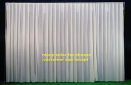 Background drop Wedding Party Stage Celebration Background Satin Curtain Drape Pillar Ceiling Backdrop Marriage decoration Veil WT1110778