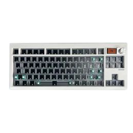 GMK87 Mechanical Keyboard KIT With Display Screen RGB Backlit Gasket Structure Gaming Swap for VIA Customized 240229