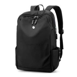 LL Backpack Mens Yoga Bag Laptop Travel Outdoor Waterproof Sports bag Womens Teen Travel Luggage Bag Black Grey 0T46