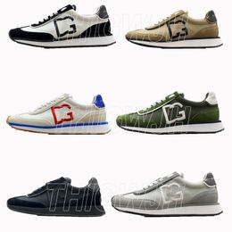 Luxury brand fashion designer men's casual sports shoes, leather suede patchwork TPR elastic sole, banquet shopping, sizes 5-10
