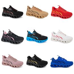 men women running shoes GAI black white purple pink green navy blue light yellow Beige Nude plum mens trainers sports sneakers fifty five trendings