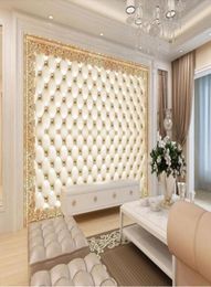 modern wallpaper for living room European soft background wall painting decorative painting gold wallpapers6963658