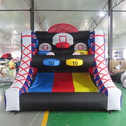 wholesale Free Ship Outdoor Activities commercial carnival rental inflatable basketball toss sport game for sale