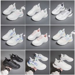 2024 New men women shoes Hiking Running flat Shoes soft sole fashion white black pink bule comfortable sports Z213 GAI