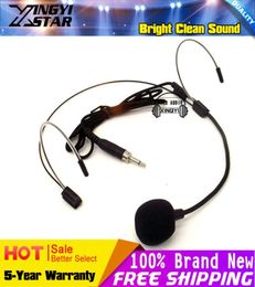 35mm Screw Thread Plug Headset Microphone Head Worn Mic For FM Wireless Microphones Karaoke Bodypack Transmitter5924346