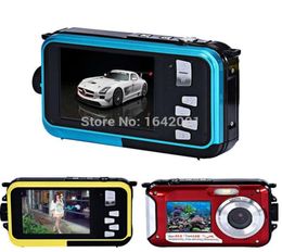 High Quality Waterproof 24MP HD Digital Camera Double Screens sport camera hd digital video camera 1080P CMOS 16x Zoom Camcorder4265041