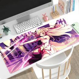 Pads Sword Art Online Mouse Pad Gaming XL Large New HD Mousepad XXL MousePads Natural Rubber Carpet Office NonSlip Mice Pad
