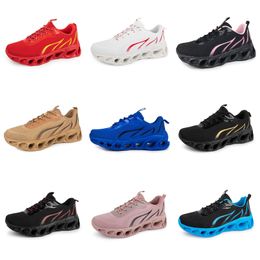 women men GAI running shoes white black yellow purple Brown trainers sports red Brown Breathable outdoor platform Shoes Seven TR