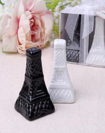 Newest Kitchen tools Festive Party Supplies Eiffel Tower Design Salt and Pepper Shakers Wedding Favors5123446