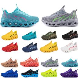 spring men women shoes Running Shoes fashion sports suitable sneakers Leisure lace-up Colour black white blocking antiskid big size GAI 63 trendings