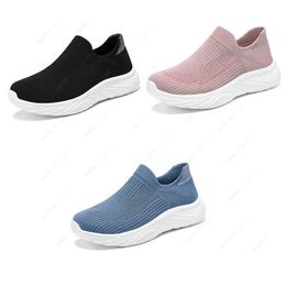 Women Shoes 2024 New Leisure Sports Shoes Running Shoes Sole Lazy Shoes Korean Edition Trend Flying Weaving One Step Single Shoes GAI 090 XJ