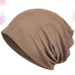 Berets Beanie Neckerchief Turban Cap Breathable Hats Scarf Dual-use Japanese And Korean Versatile