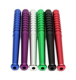 Baseball Bat Straight Type Tobacco Smoking Pipes 78mm 55mm Torch Handy Pipe Metal Bong Smoking Pipes Colorful7168883