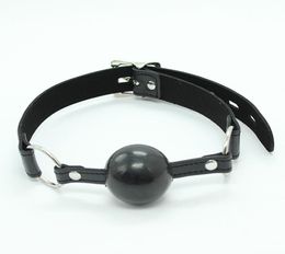 w1023 U Leather Open Mouth Gag Oral Fixation Mouth Plug Stuffed Head Bondage Restraints Sex Products For Couple Adult Games8703529