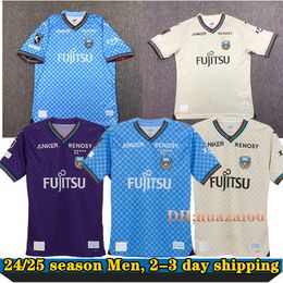 24/25 J1 Frontale Soccer Jerseys Yokohama Vissel Kawasaki MARCINHO RYOTA KURUMAYA YU YAMANE Home Away Football Shirts Short Sleeve Mens Uniforms