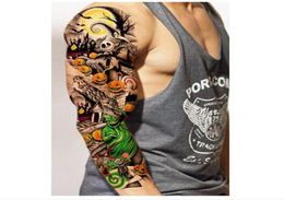 Ganze wasserdichte temporäre Tattoos Aufkleber für Body Art Flash Tattoo Sleeve Sexy Produkt Fake Metallic Tattoos Transfer Stick6314980