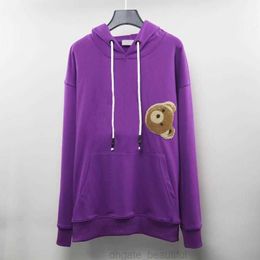 luxury hoodie designer hoodie men Mens Women designer hoodie Sweatshirts streetwear palms bear hoodies mens Colour Grey Black Red cotton L2