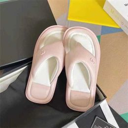 32% OFF Sports 2024 Small fragrant wind flip flops bread shoes head new clip on sandals womens flat bottom casual slippers