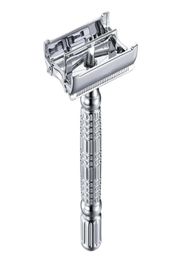 Safety Razor Chrome Alloy with Packing Sliver Unscrew Double Edge Razors turret Manual Shaver Face Care Shaving razor4420280