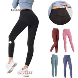 Active Pants 2024 Yoga pants lulu align leggings Women Shorts Cropped pants Outfits Lady Sports Ladies Pants Exercise Fitness Wear Girls Running Leggings gym slim