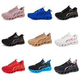 men women running shoes GAI seven black white purple pink green navy blue light yellow mens trainers sports Walking shoes trendings