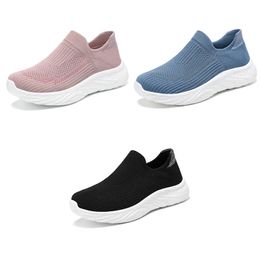 Women Shoes 2024 New Leisure Sports Shoes Running Shoes Sole Lazy Shoes Korean Edition Trend Flying Weaving One Step Single Shoes GAI 046 XJ