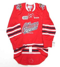 Cheap Custom Oshawa Generals Red Ohl Pro Ccm Hockey Jersey Stitch Add Any Number Name Mens Xs6xl2981304