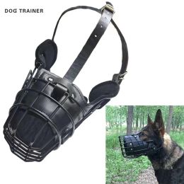 Muzzles Service Dog Training Muzzles AntiBite Dog Masks Tactical Dog Mouth Cage German Shepherd Doberman Sniffer Dog Defence Muzzle