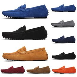 style01 fashion men Dress Shoes Black Blue Wine Red Breathable Comfortable Mens Trainers Canvas Shoe Sports Sneakers Runners Size 40-45