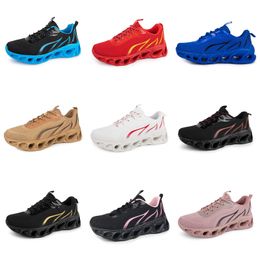 men running shoes women GAI white black navy blue light Brown mens trainers sports purple Breathable Walking shoes Seven trendings