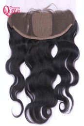 Brazilian Body Wave Silk Base Lace Frontal Closure Virgin Human Hair Preplucked 13x4 Ear to Ear Hidden Knot Lace Frontal Closure1470828
