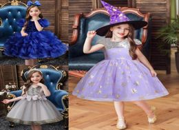 Cute Layer Ruffles Girls Pagenat Dress Flower Girl Dresses Spaghetti Lace Floral Appliques Tiered Skirts Kids Birthday Party Gowns8665676