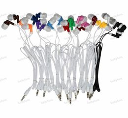 Low Cost Earbuds Whole Disposable Earphones Headphones for Theatre Museum School libraryelHospital Gift 12 Colors9523047