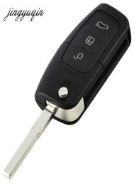 3 Button Flip Folding Modified Uncut Car Blank Key Shell Remote Fob Cover For Ford Focus Fiesta C Max Ka3771509