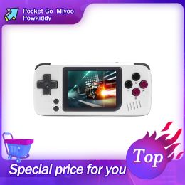 Players Pocket Go Miyoo/Powkiddy Game Console 2.4Inch Screen 32G TF Card MultiEmulator NES/GBC/SNES/SMD PS1 Game Console Holiday Gift