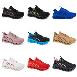 Running Men GAI Women Shoes Black White Purple Pink Green Navy Blue Light Yellow Beige Nude Plum Mens Trainers Sports Sneakers Seventy Five 21947 s